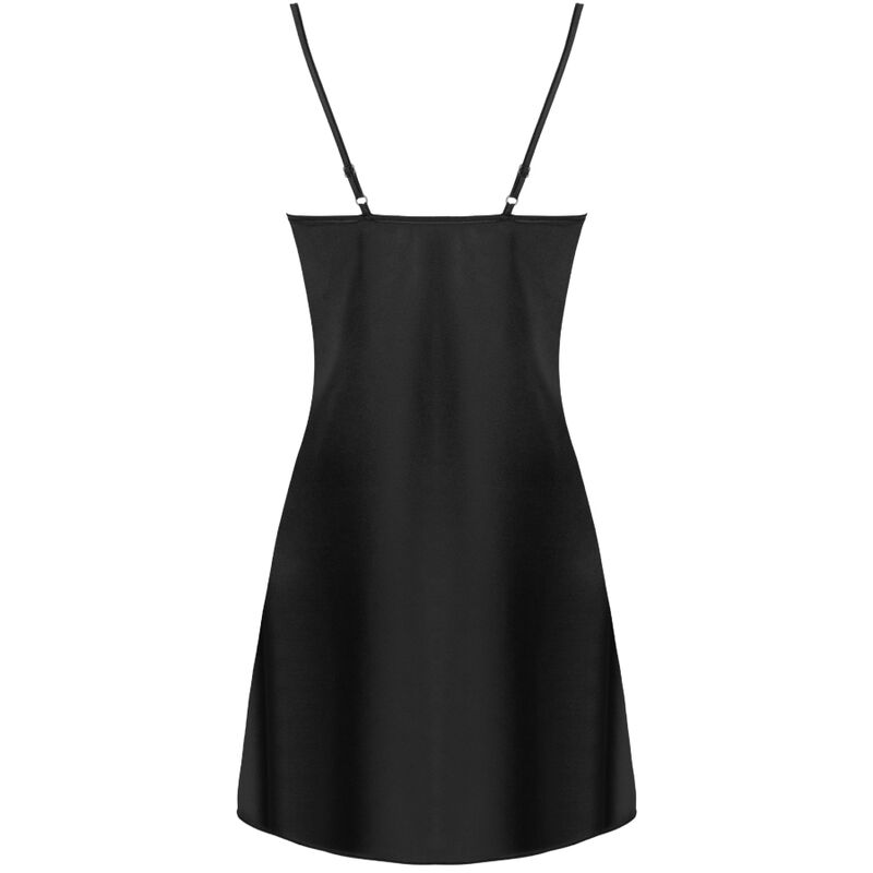 LIVCO CORSETTI FASHION - JACQUELINE LC 90249 DRESSING GOWN + SHIRT + PANTY BLACK S/M